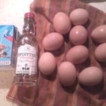 Składniki do wykonania ajerkoniaku