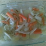 Ugotowane warzywa do zapiekania